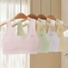 Girls' Traceless Underwear Stage 1 Girls' Development Stage Primary School Students Tank Top Comfortable and Breathable Bra Adolescent Bra