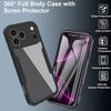 Прозрачный чехол с полной защитой корпуса 360 для iPhone 17 Pro Max iphone17 Air 5G, противоударный бампер для переднего экрана