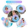 Поплавки для взрослых и детей Oziral Starry Sky Type Float с блестками для воды Sea Summer Water 120 см, блестящие, стильные, толстые, прозрачные, милые,