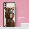 Смешной чехол с животным-лошадью для Samsung Galaxy S23 Ultra S20 FE S21 FE Note 10 20 S8 S9 S10 Plus S22 Ultra