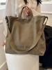 Women Canvas Tote Casual Shoulder Work Bag Large Capacity Crossbody Top Handle Bag Multifunction Big Shopping Cross-body Handbag
