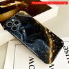 2DFlat Golden Sparkle Black Cat Phone Case All inclusive film hard iPhone case, compatible with iPhone 18 Pro Max 17 16 15 14 13 12 11