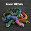 60Cm 3D Printed Snake Rotatable Joints Snake Figurines Creative Home Office Desktop Crafts Ornament  New Year Crafts Gift