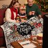 Holiday Party Activities for Groups Christmas DIY Coloring Blanket Kids Adults, Color Your Own Throw Blanket, 39.4" x Educational Drawing Toys