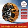 Universal Car Winter Anti-Skid Chains: Tire, Mud, Sand, and Snow Escape Chains with Bull Tendon.