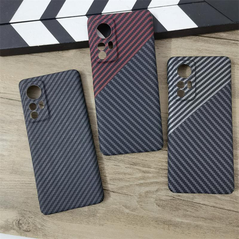 Для Xiaomi Mi 12T 12 Pro Чехол Жесткий Углеродное волокно Тонкий Защитный Задняя крышка Для Xiaomi Mi 12S Pro 12S Ultra 12X Полный Чехол-оболочка