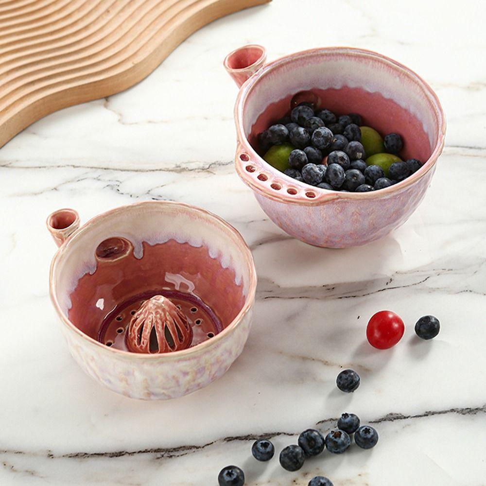 Self-spinning Fruit Washing Bowl Large Capacity Food Cleaning Basin Food Cleaning