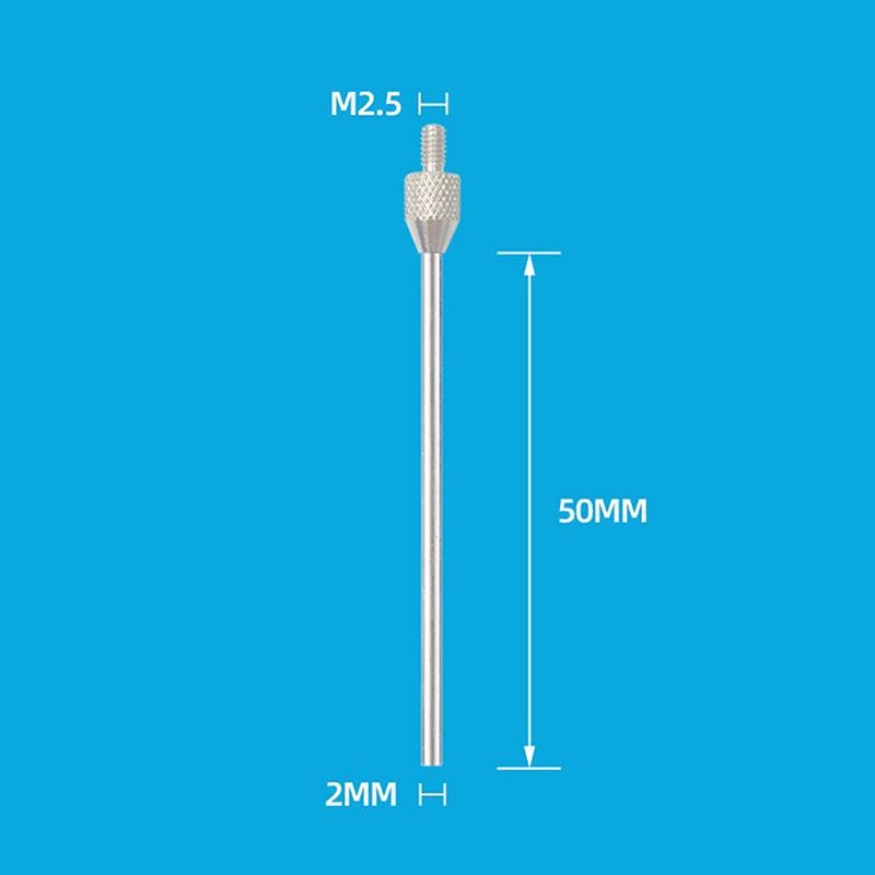 M2.5 Thread 1/1.5/2/3Mm Needle Diameter Dial Test Indicator Contact Point 10/20/30/40/50Mm Length Measuring Gauging Tools