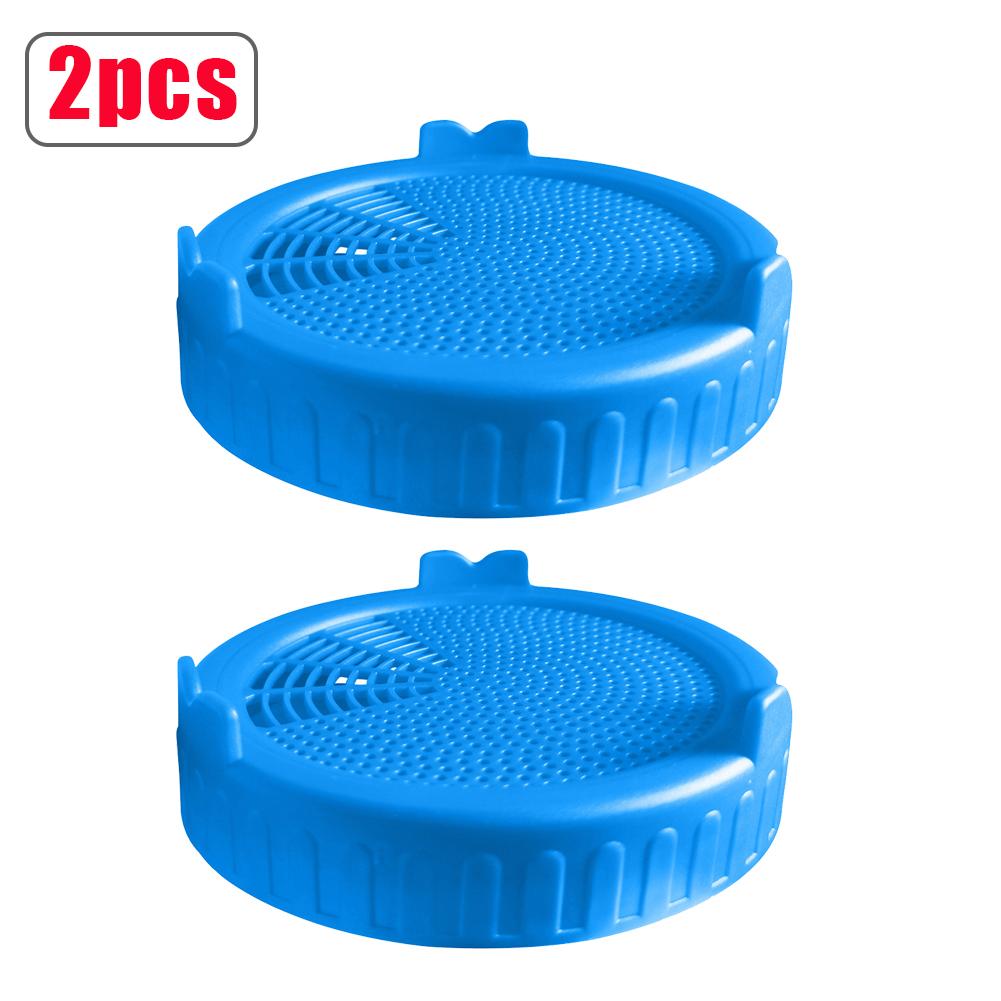1/2pcs Sprouting Lid Seed Growing Fermentation Vegetable Sealing Lids Food Grade Mesh Sprout Cover Kit for Mason Jar