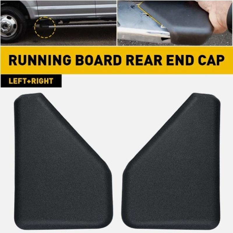 ABS Material Car Running Board Step Bar End Cap Side Step Plate End Cover FL3Z16A455BA FL3Z16N455BA For Ford F150 2015-2022