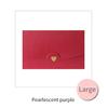Fold Invitation Envelopes Retro Love Pearlescent Paper Message Card Invitation Greeting Cards Generous Mini Gift Card Envelopes
