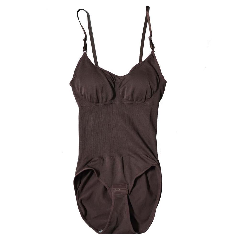 Women's Cross-Border Body Shaping One-Piece: Abdomen-Tightening, Open Crotch, Hip-Lifting, Sling Corset Briefs