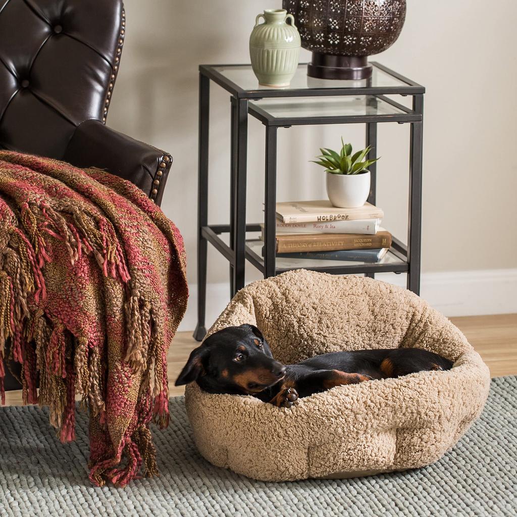 Моющаяся собачья кровать для зимы для маленьких и пушистых растягивающихся теплых подлинных отечественных брендов UK Elements Product (Идеальные кошки, собаки, щенки) Кровать,