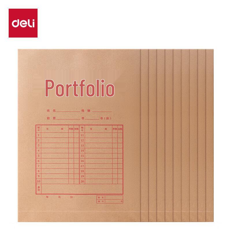 Deli DP068 Kraft File Bag