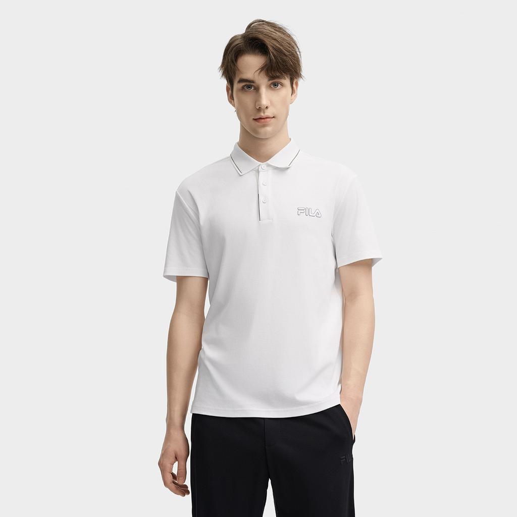 FILA HERITAGE Polo Shirt Men's Standard White F11M438109FWT
