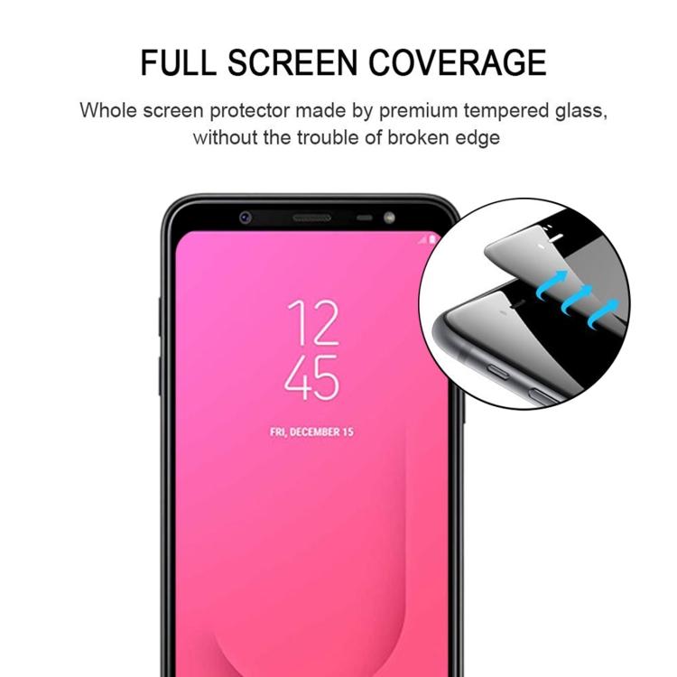 Защитное стекло Full Glue Full Cover для Galaxy J8 (2018)