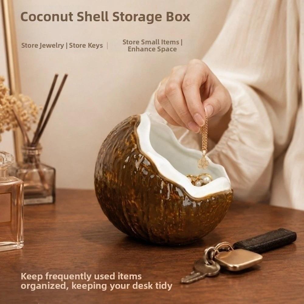 Decoration Coconut Fruit Serving Plate Snack Plate Fruit Storage Tray Household Use