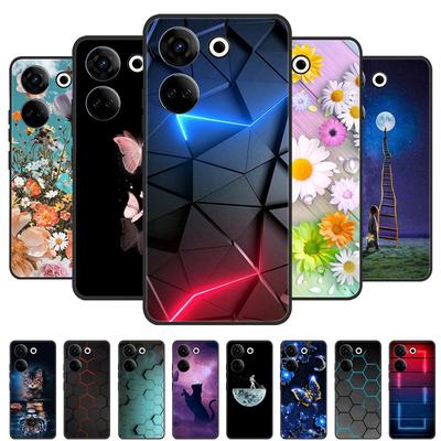 Для Tecno Camon 20 Pro 4G Чехол Силиконовый Волк Лев ТПУ Мягкая Задняя Крышка Чехлы для Телефона для Tecno Camon20 Pro CK7n Fundas Ударопрочный