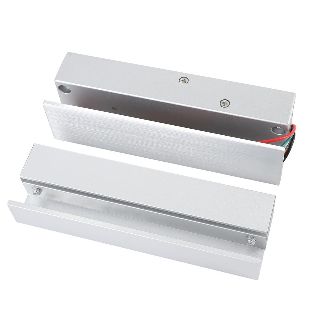 Glass Door Electric Lock Frameless Electronic Drop Bolt Latch DC 12V Left Open Aluminium Alloy