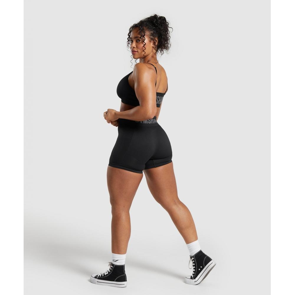 Gymshark Шорты Flex черные B8a7v Bbbb