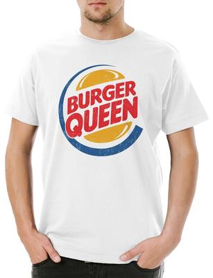 Мужская футболка Burger Queen Фастфуд Гамбургерный ресторан Девушка Вирусный Фан США