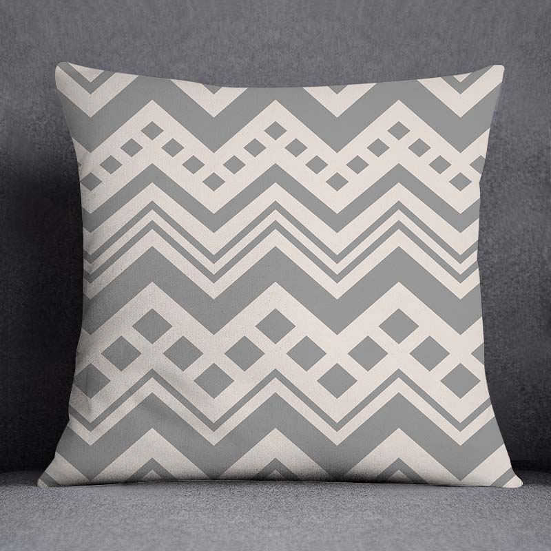 Geometric Color Pillowcase Home Decoration Pillowcase Square Pillowcase Home Office Decoration Cushion Cover