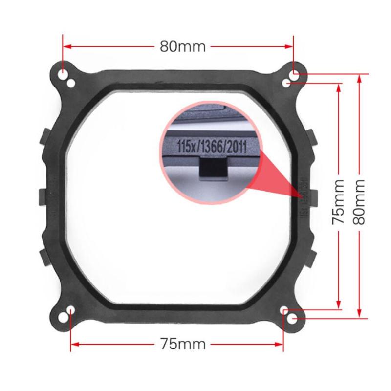 1Set Intel Multifunctional CPU Heat Sink Base Bracket With M3/M4 Screws For 1150/1151/1155/1156/1366/2011 DIY Accessories