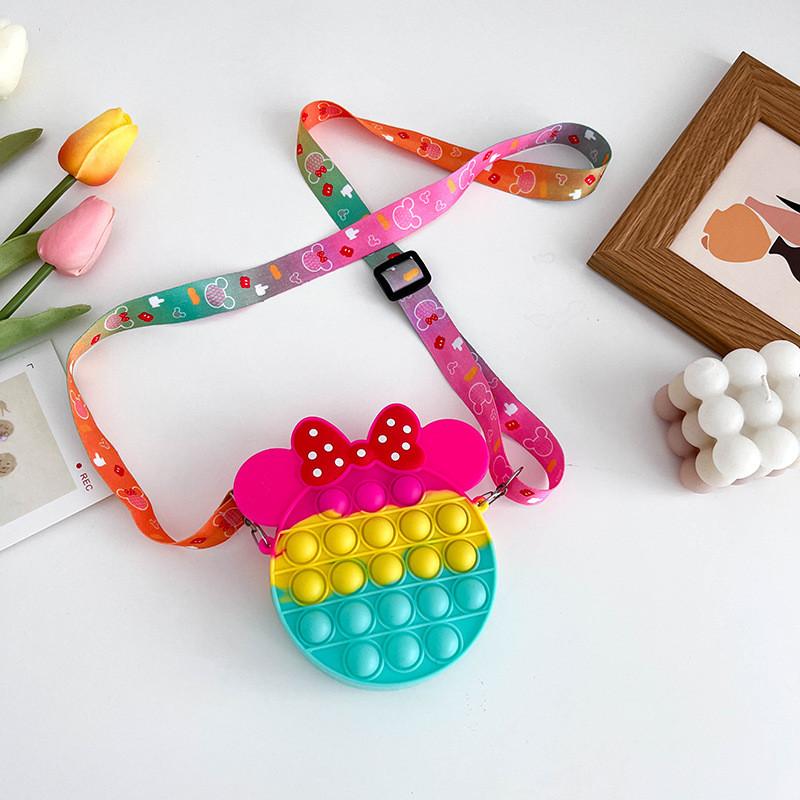 Cute Mini Silicone Sling Bag For Kids With Breathable Waterproof Features