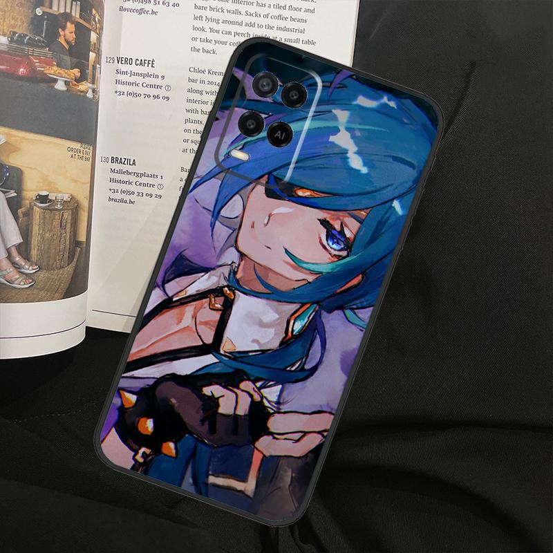 Чехол для телефона Genshin Impact Каэя для Oppo A74 A94 A54 A18 A38 A58 A78 A98 A40 A60 A80 A16 A76 A96 A15 A57S A17 A77