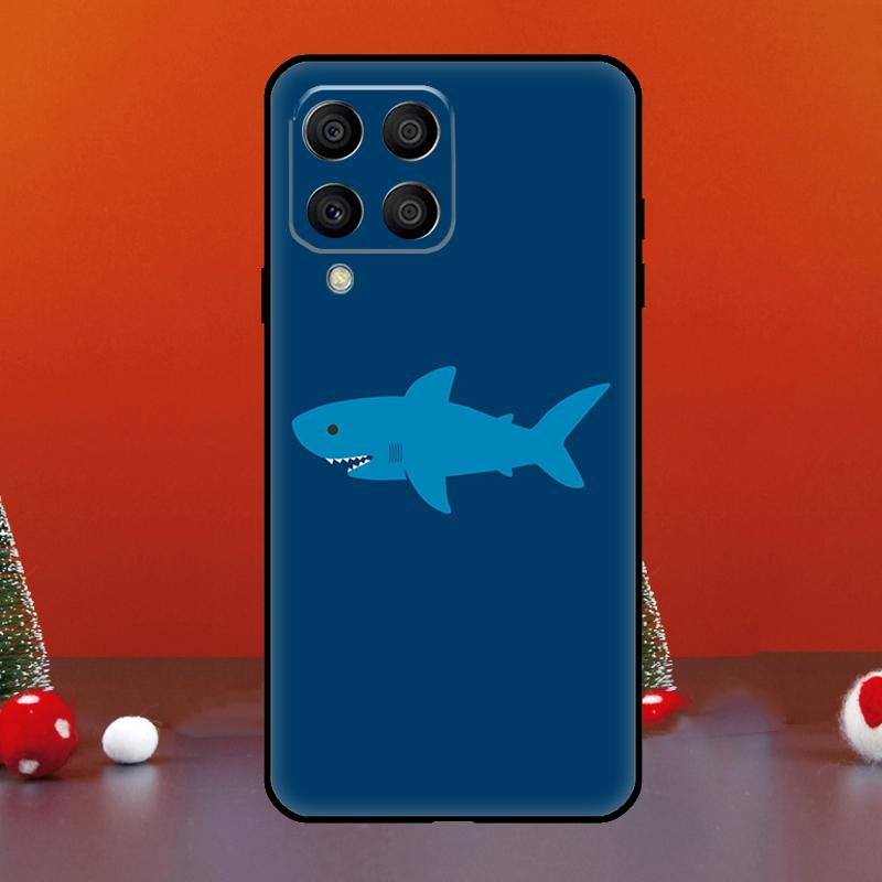 Мультяшная акула для Samsung Galaxy M14 M34 M54 M11 M21 M31 M13 M33 M35 M53 M55 M15 M12 M32 M52 M06 M16 Чехол