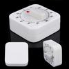 60 Minutes Kitchen Timer Count Down Alarm Reminder White Square Mechanical Timer for Kitchen