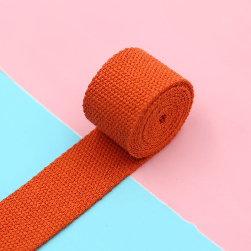 1 Roll Medium Heavy Weight Cotton Webbing - 8 Colors To Choose