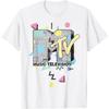 Футболка с графическим логотипом MTV Retro Shape Design