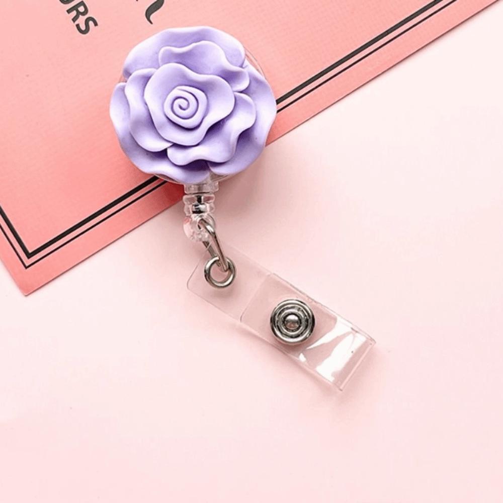 Tag Badge Reels Hospital Office Suppies Badge Holder Easy Pull Buckle Chest Pocket Clip Reel Clip