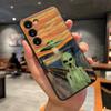 Забавный Космический НЛО Инопланетная Вещь Чехол Для Телефона Для Samsung A56 A36 A26 A16 A15 A25 A35 A55 A14 A34 A24 A54 Черный Мягкий Чехол