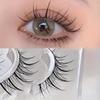 5 Pairs Transparent Stem False Eyelash Extensions Easy To Apply Natural Eyelash Enhancing Eye Appearance