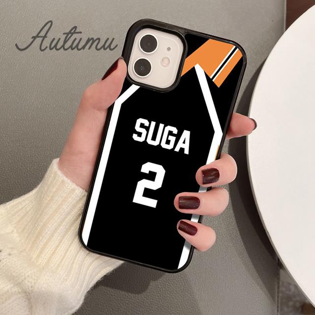 Хайкюу!!Чехол для телефона Karasuno Team Uniform для iPhone 11 12 13 14 Pro Max mini XR XS SE 2020 7 8 Plus Samsung S21 S22 shell