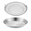 Stainless Steel Oil Filter Pan Set Double-ear Mesh Strainer Basket French Fries