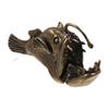 Copper Crafts Ocean Fish Figurines Small Brass Fish Ornaments Funny Lantern Fish Ornaments Pet Tea