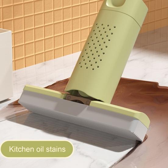 Мини-швабра с функцией самоотжима, губчатая насадка, многорядный дизайн с канавками, портативная швабра для уборки небольших помещений