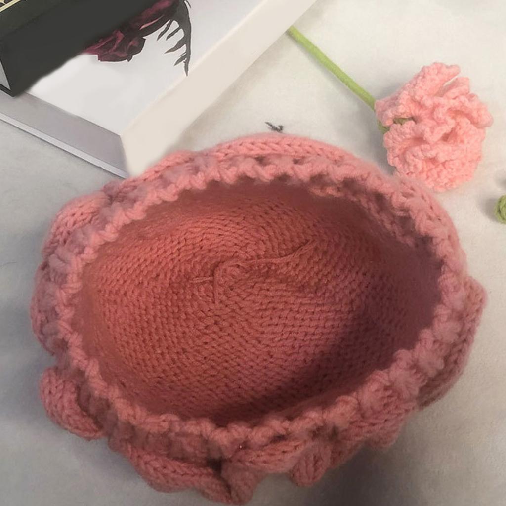 Lovely Cerebrum Beanie Cap Windproof Skull Hat Female Thick Warm Hat Outdoor Cap Cold Weather Beanies for Adult