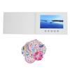 Video Greeting Card 720P HD Video Playback 128M Memory Video Brochure Electronic Video Book with