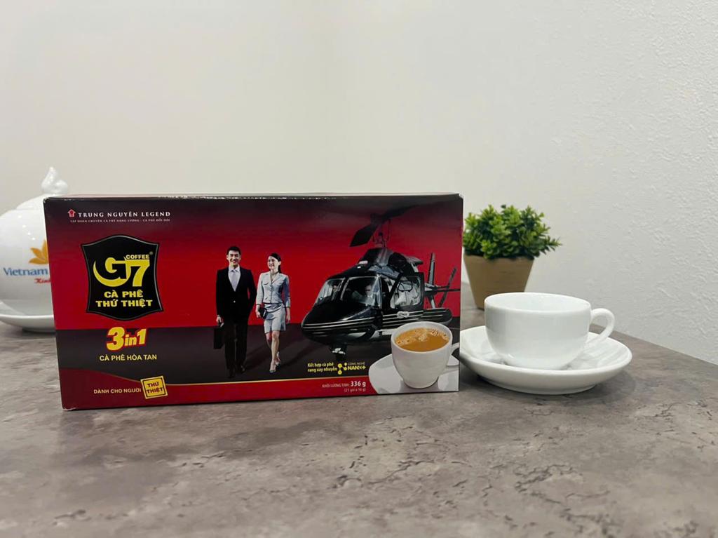 ACNTECH Instant Coffee (16g X 21 Bags X 3 Boxes) Authentic Vietnamese Coffee with Milk and Sugar Savory Medium Roast Flavor Individually Wrapped