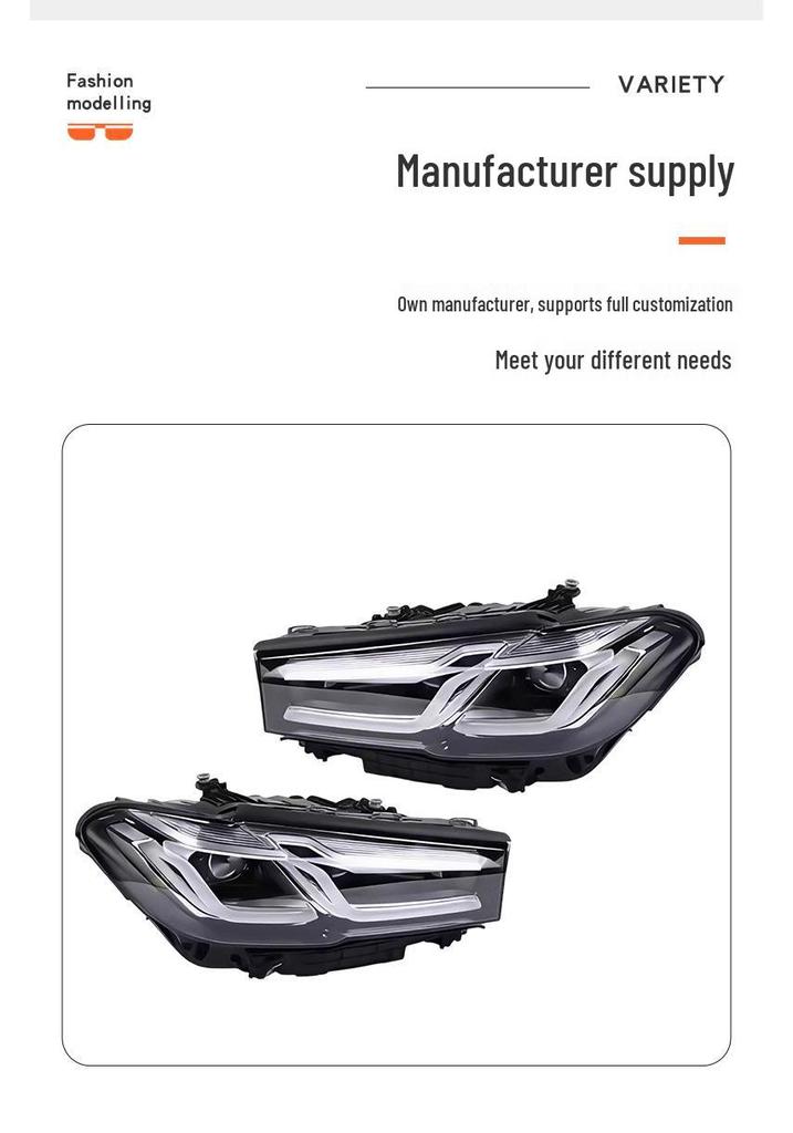Совместимая светодиодная фара для BMW G30/G38 21-23: Номера деталей 63119479273/4