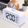 Настольный будильник Большой экран Высокая точность Дизайн с подсветкой Компактный размер Отображение даты Контроль температуры АБС 3-в-1 Часы Цифровой дисплей