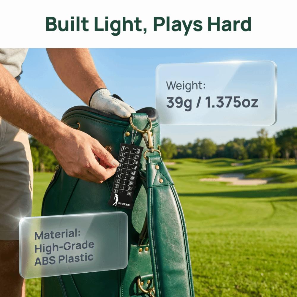Strip Type Golf Scoreboard 18 Holes Golf Stroke Counter Scoreboard Golf Scorer Golf Players