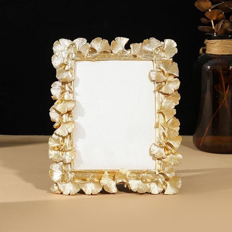 Декоративный золотистый полимерный поднос-витрина для серег, органайзер для ювелирных изделий, фоторамка для бутиковых витрин