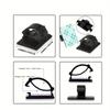 50 Self-Adhesive Cable Clamps Cable Management Cable Bracket Clamp Cable Tie Bracket Suitable for Cars, Offices and Families
