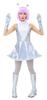 Party City Cosplay Cute Alien Silver Women's