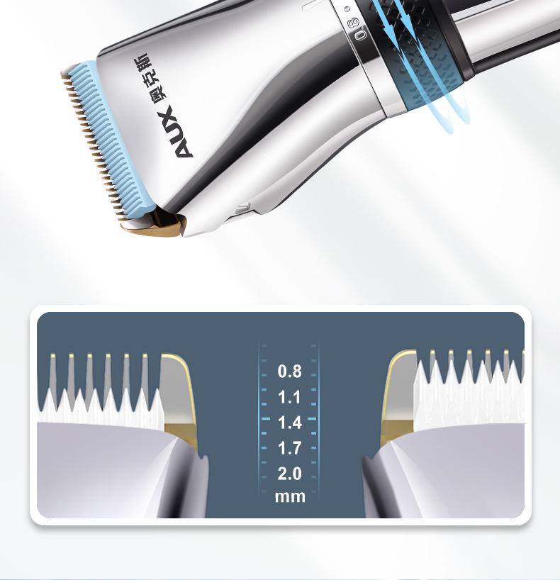 Аккумуляторная электрическая машинка для стрижки волос Oaks: Бритва для самостоятельного бритья в домашних условиях